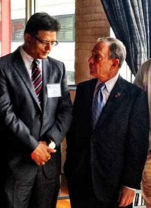 Nayan Parikh & Mayor Bloomberg